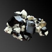 Tourmaline schorl, quartz var. smoky