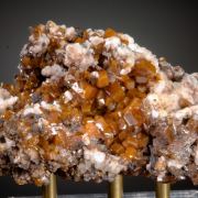 Wulfenite with Calcite, Quartz etc