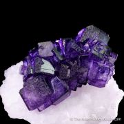 Fluorite on Quartz
