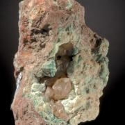 Cerussite with Malachite, Deviline etc. Vintage