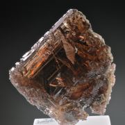 Axinite (Fe) etched gem crystal