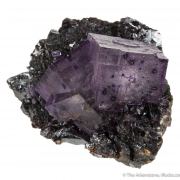 Fluorite on Sphalerite