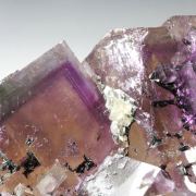 FLUORITE with PHANTOMS, CALCITE