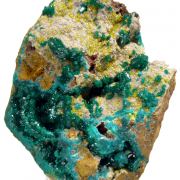 Dioptase, mimetite, dolomite