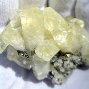 Calcite with Dolomite and Chalcopyrite