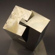 twinned PYRITE floater