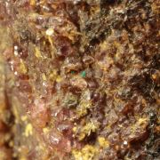 Painite (incredibly rare doubly-terminated crystals) with Ruby - Hinthar-taung (Hinthar hill), Mandalay Region, Myanmar (Burma)