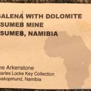 Chalcocite replacing Galena with Dolomite, Cerussite, Quartz 