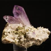 Amethyst with Epidote