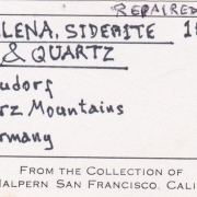Galena on Siderite and Quartz
