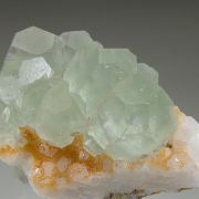 Fluorite on Quartz