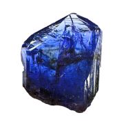 Zoisite var. tanzanite, graphite