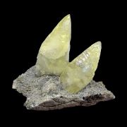 Calcite, pyrite