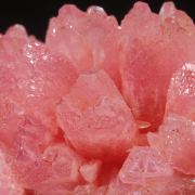 Cobaltoan Calcite (scalenohedral and hollow crystals)