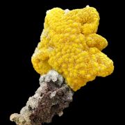 Mimetite pseudo after cerussite, hemimorphite