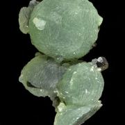 Prehnite on Epidote