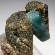 Apatite on Diopside (?)