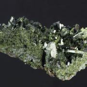 Epidote Quartz Grossular on Diopside