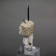 CATAPLEIITE pseudomorph, AEGIRINE