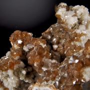 Scheelite on Quartz with Calcite, Cassiterite etc