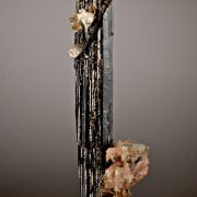 Serandite on Aegirine with Polylithonite, Leucophanite