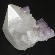 Fluorite on Quartz