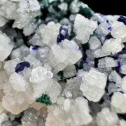Cerussite, azurite, malachite