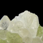 Prehnite casts after Anhydrite with Calcite
