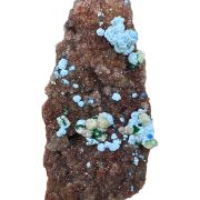 Willemite, plancheite, quartz, malachite