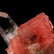 Rhodochrosite with Quartz