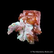 Wulfenite with Malachite 