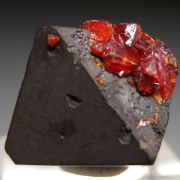 Sphalerite on Alabandite