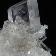 Fluorite - gem-clear tabular habit