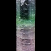 Elbaite Tourmaline with Achroite top