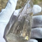 Quartz ( var. Tessin ) with Dolomite