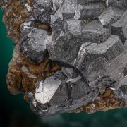 Galena  on Siderite