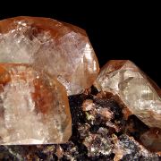 Calcite, hematite