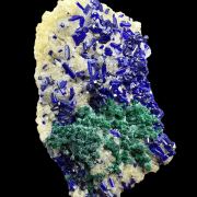 Azurite, malachite, cerussite