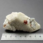 Spessartine, Albite, Quartz - Gilgit, Pakistan