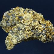 Siderite with Galena and Sphalerite
