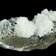 Apophyllite with Stilbite and Quartz ( var. Chalcedony )
