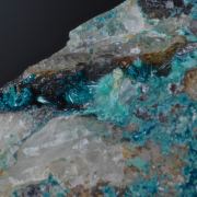 Spangolite with Brochantite, Barite etc