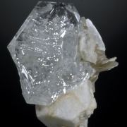 Beryl var. Aquamarine with Albite, Muscovite