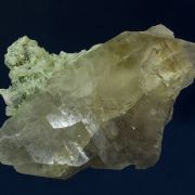 Quartz with Elbaite tourmaline