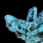 Chrysocolla after Malachite, with Quartz & Malachite