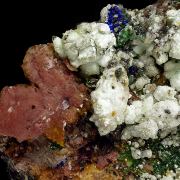 Magnesite, malachite, dolomite