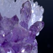 Amethyst on Quartz -unusual scepters