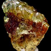 Opal var. hyalite CRAZY FLUORESCENCE