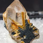 Rutile, Hematite on Quartz