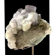 Calcite, Pyrite, Fluorite.